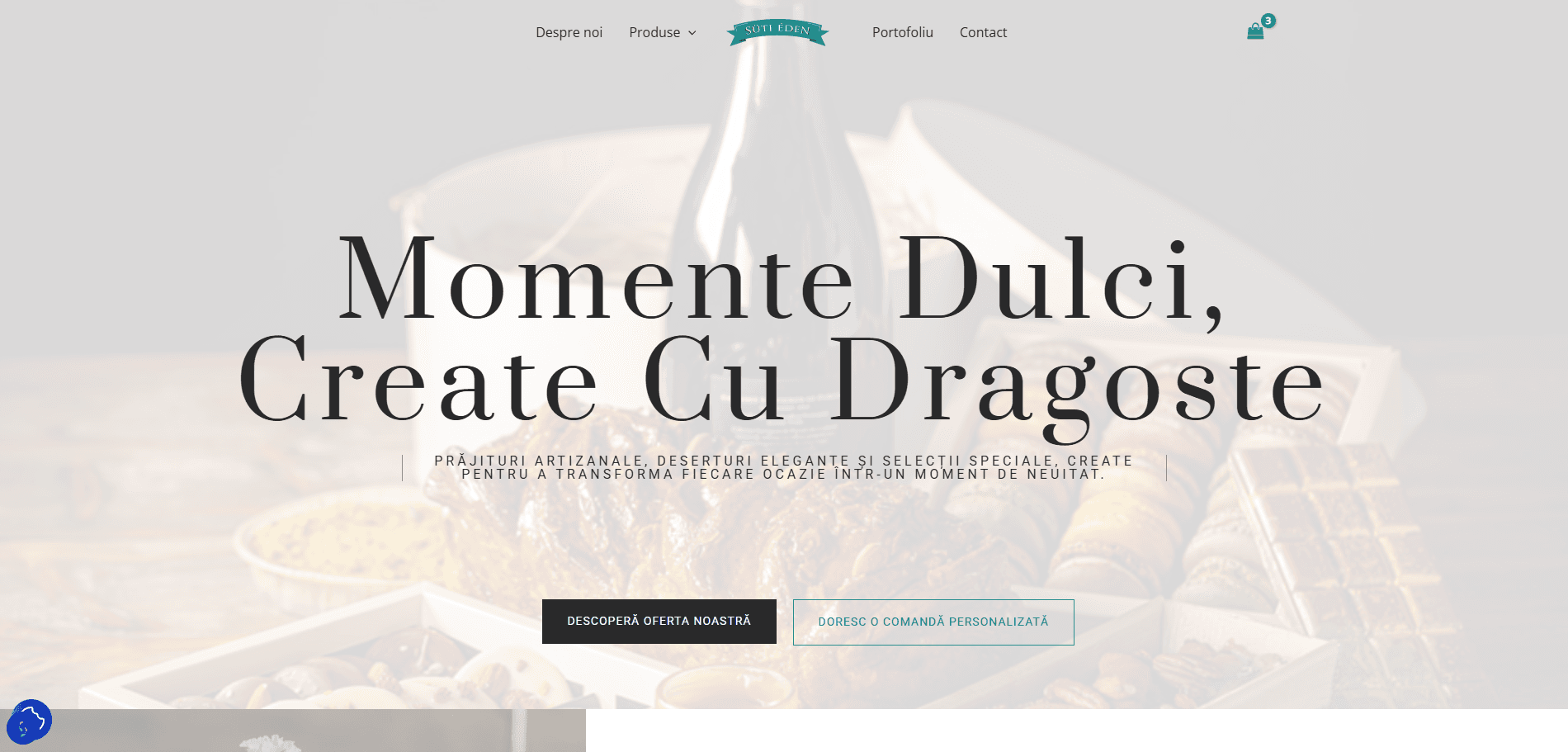 Süti Éden website